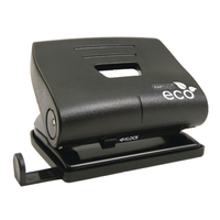 Rapesco Eco Medium 2 Hole Punch, Black