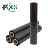 Cast Black Hand Wrap, Flush Core, 23mu