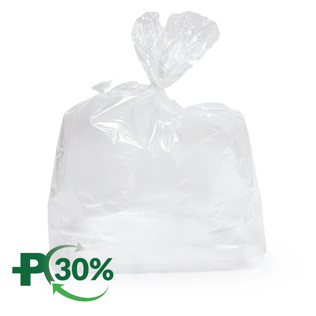 Bin Liner, Clear, 60-80L