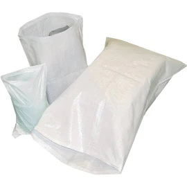 Woven Polypropylene Sacks - White