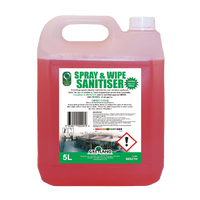 Spray & Wipe Sanitiser Foam, 5L