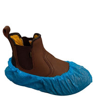 Blue CPE Compressed Polyethylene 3gsm Over Shoe