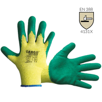 Cargo Green Grip Glove, Green/Yellow