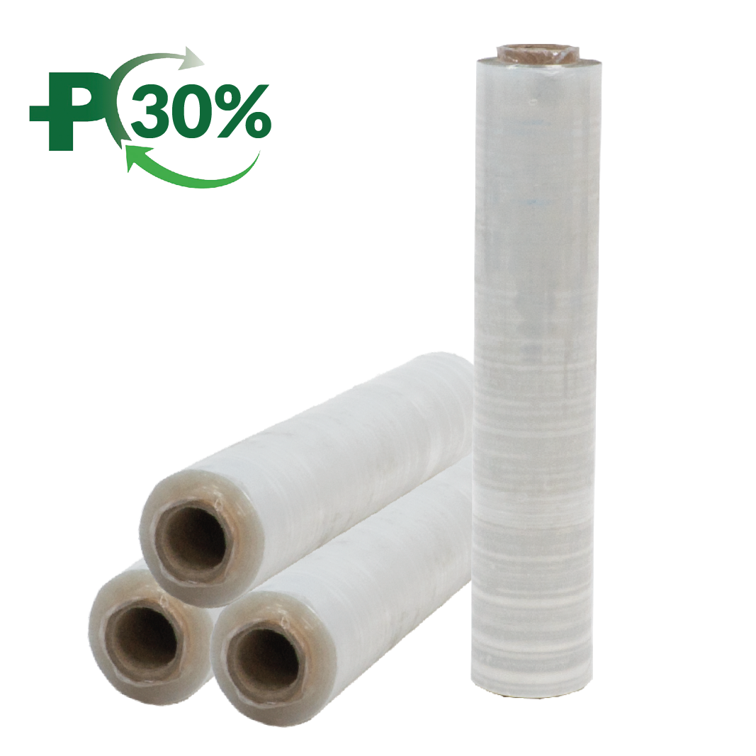 Clear Hand Wrap, 10mu, Cast, Flush Core