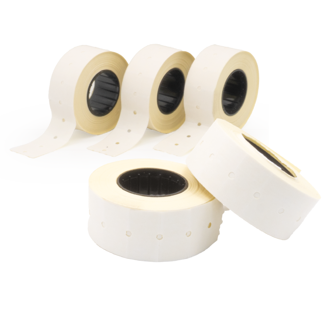 White CT1 Label for Label Gun, Pack of 50'000