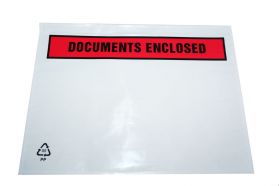 A6 Printed Documents Enclosed Labelopes