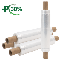 Clear Hand Wrap, Pre-Stretch 5.5mu, Cast, Ext, Eco