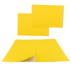 A4 2/sheet Plain Yellow Labels, 500 sheets/pack