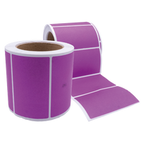Purple Self Adhesive Labels