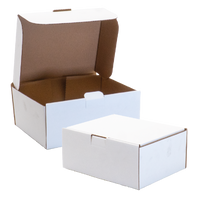 Single Wall Cardboard Box,Plain, 0426 Style, White