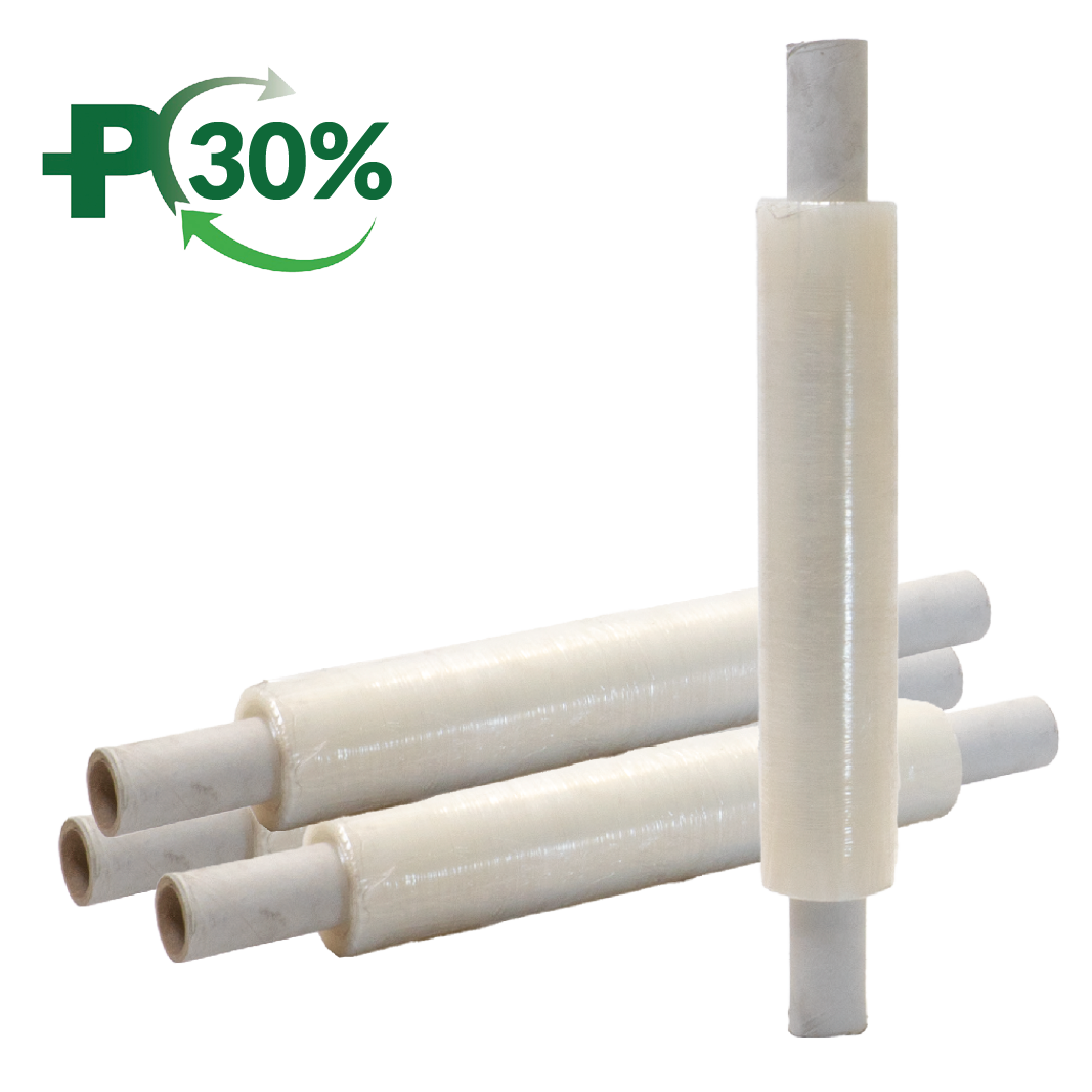 Clear Hand Wrap, Blown, 11mu, Ext Core