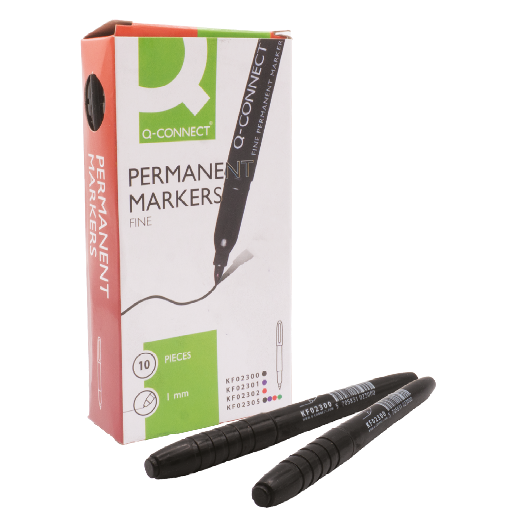 Q-Connect Permanent Marker Fine Black