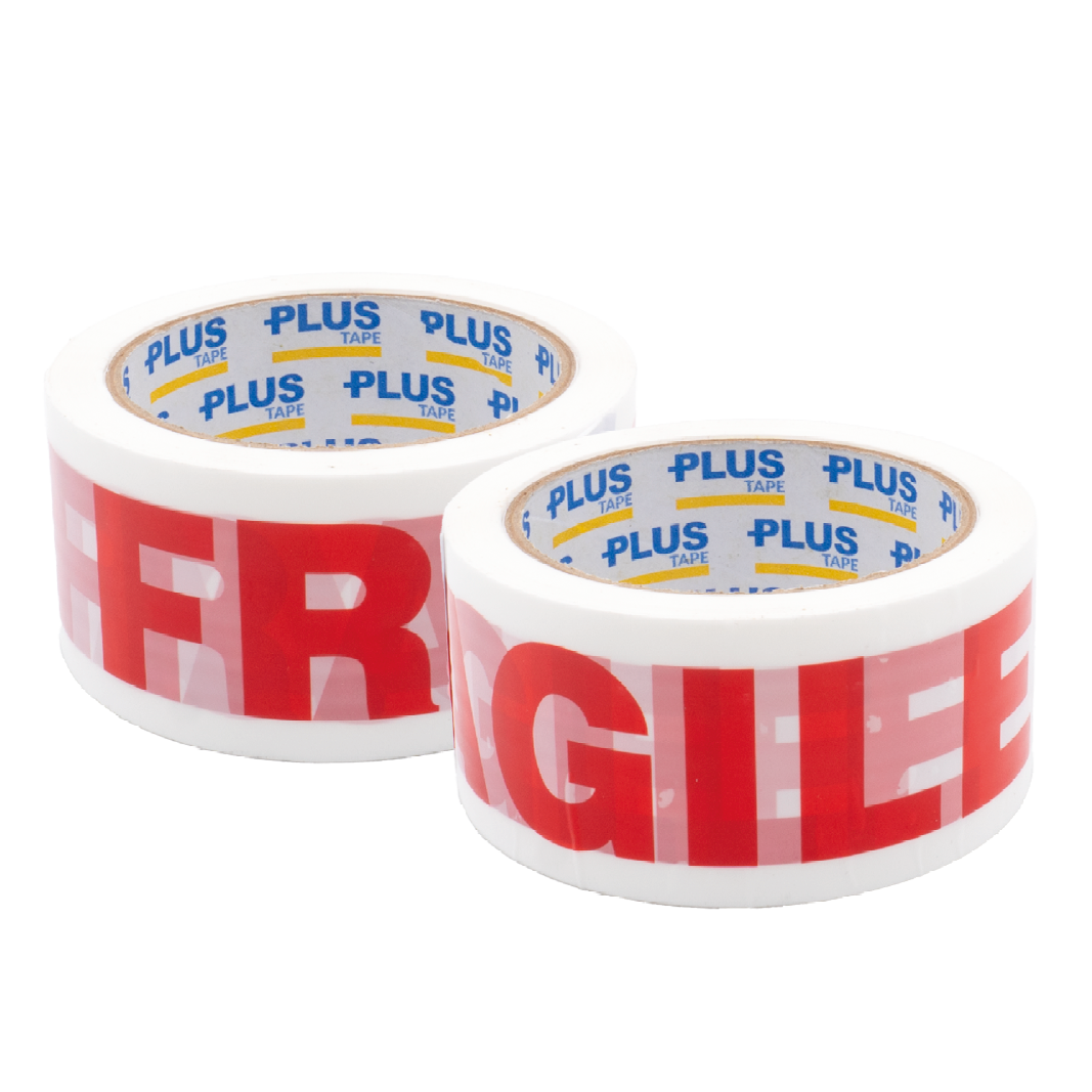 Fragile Printed Plus Tape 75