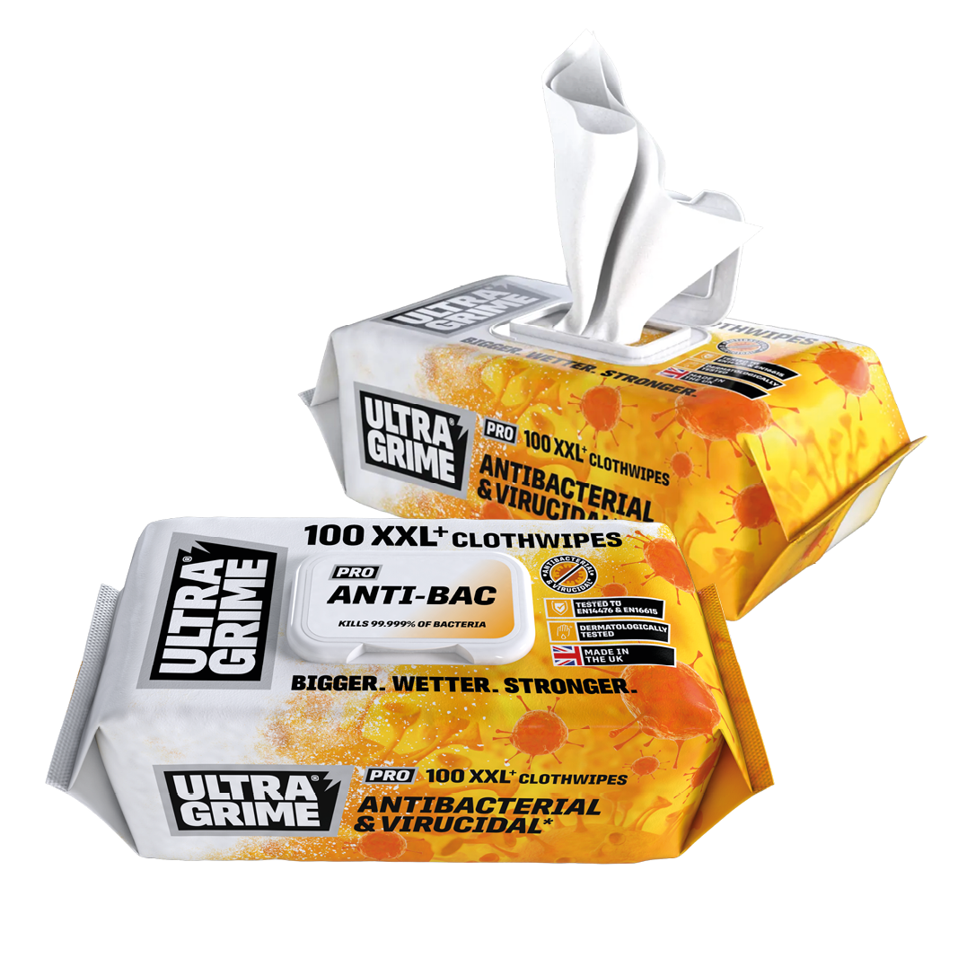 Ultra Grime Cloth Wipes, Anti-Bac