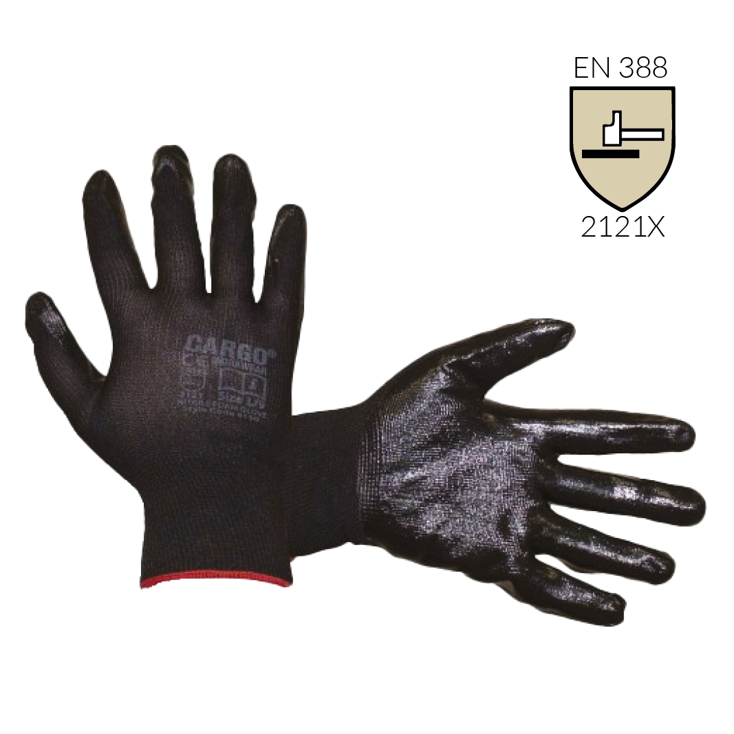 Cargo Smooth Foam Nitrile Grip Gloves