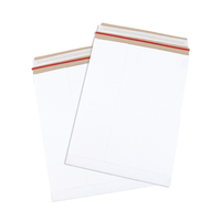 White Solid Board Mailing Envelope - Peel and Seal