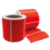 Red Self-Adhesive Labels