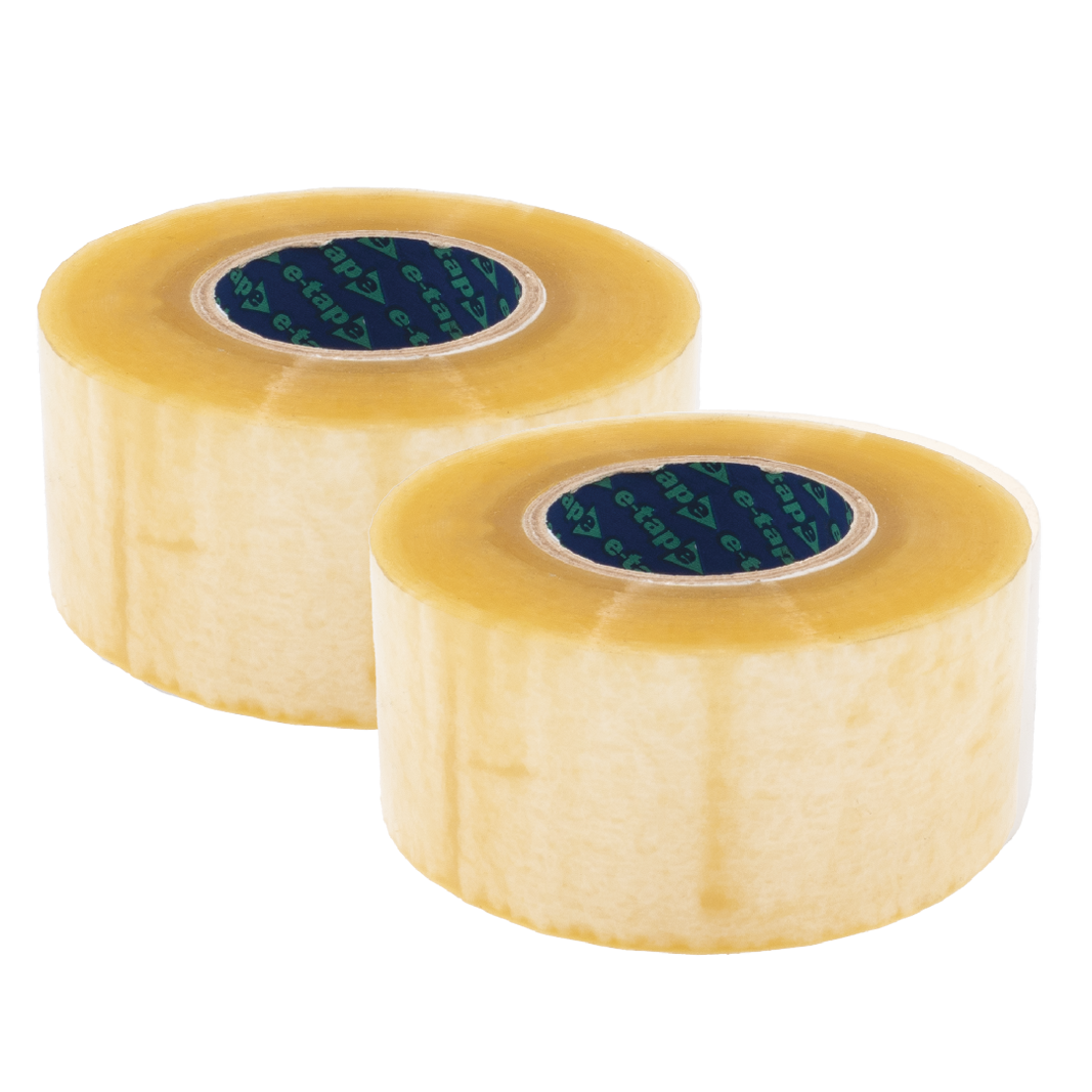 E-Tape 2 Silver, Hot Melt, Clear