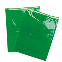 Green Mailing Sack 50mm lip x 55mu, Plain