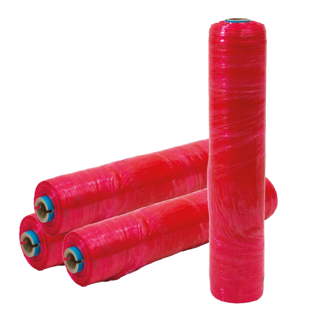 Grip Film Superior Pallet Wrap - Red Tint, 6mu