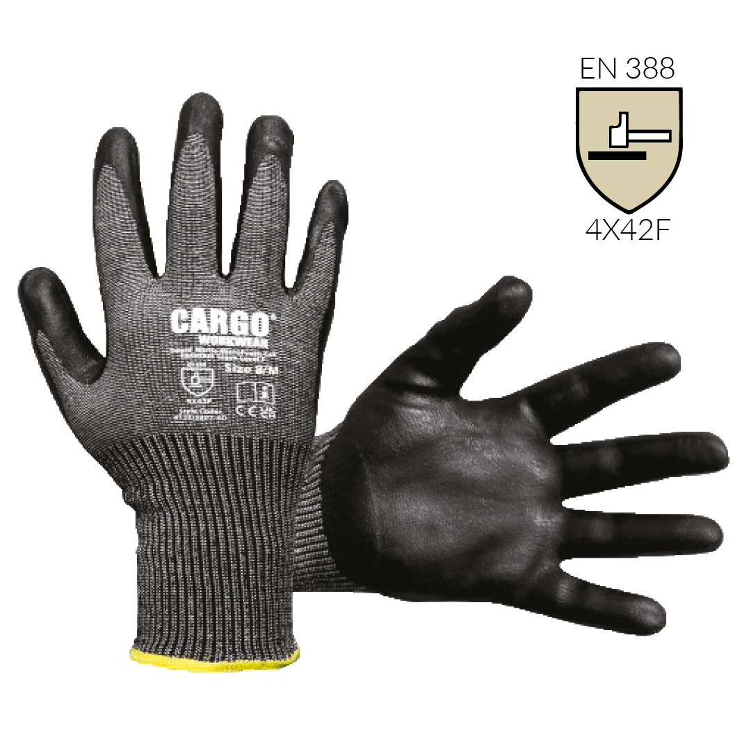 Sword Nitrile MicroFoam Cut Resistant Gloves (F)