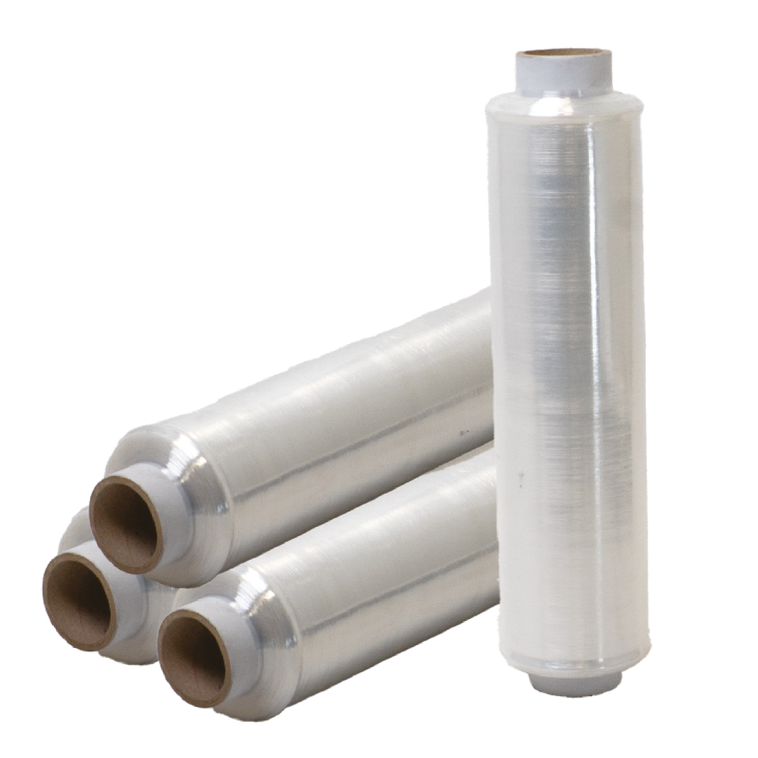 Clear Hand Wrap, Pre-Stretched, Cast, Std Core