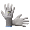 Cargo Sword Cut C PU Coated Glove, Grey/Grey