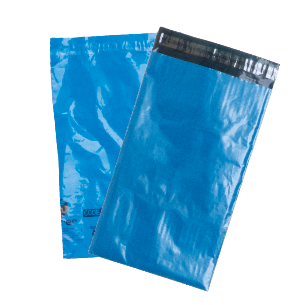 Self Sealing Mailing Sack, Blue, Code 1