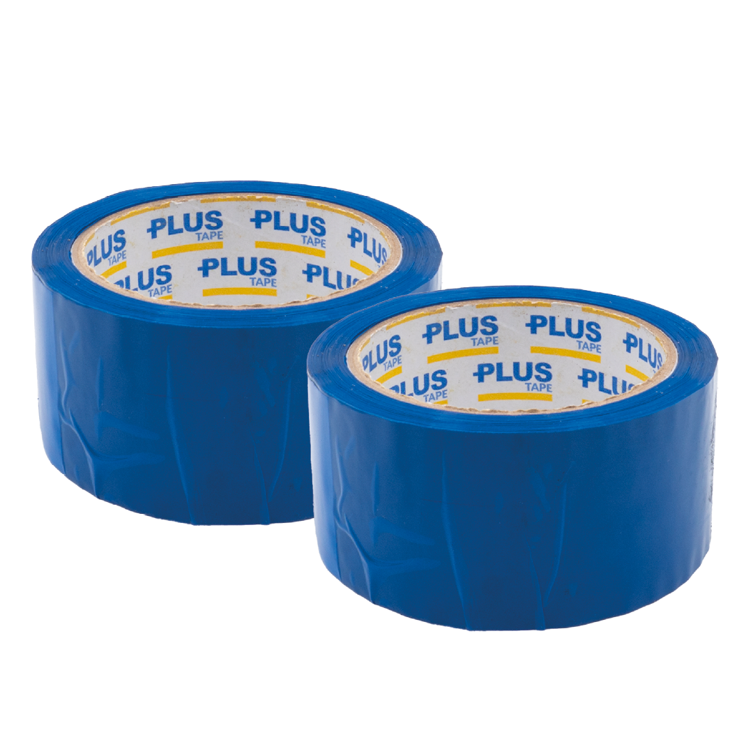Plus Tape 75, Acrylic, Blue