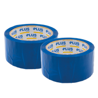 Plus Tape 75, Acrylic, Blue