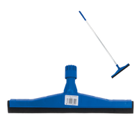 Squeegee Head, Rubber Blade, Blue (Use with Stale)