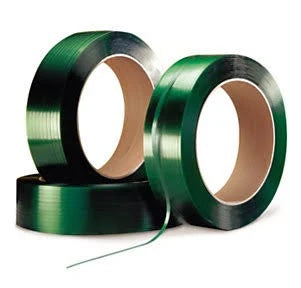 Green Smooth PET Strap, 12.5mm