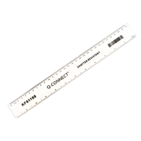 Q-Connect Ruler Shatterproof 300mm Clear