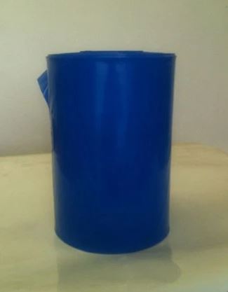 Blue Opaque polythene bags, POR, double heat 400g