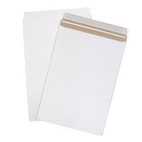 White Solid Board Mailing Envelope with Self Seal