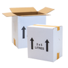 Single Wall Cardboard Box, White, "2 x 5 Litre"