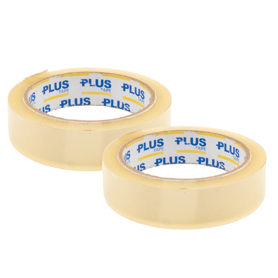 Plus Tape 75, Acrylic, Clear