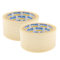 Plus Tape 75, Acrylic, Clear