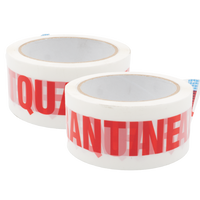 Printed QUARANTINE Tape