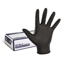 Nitrile Powder Free Disposable Gloves, Black