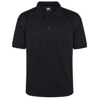Black Polo Shirt, Orn Eagle - XS