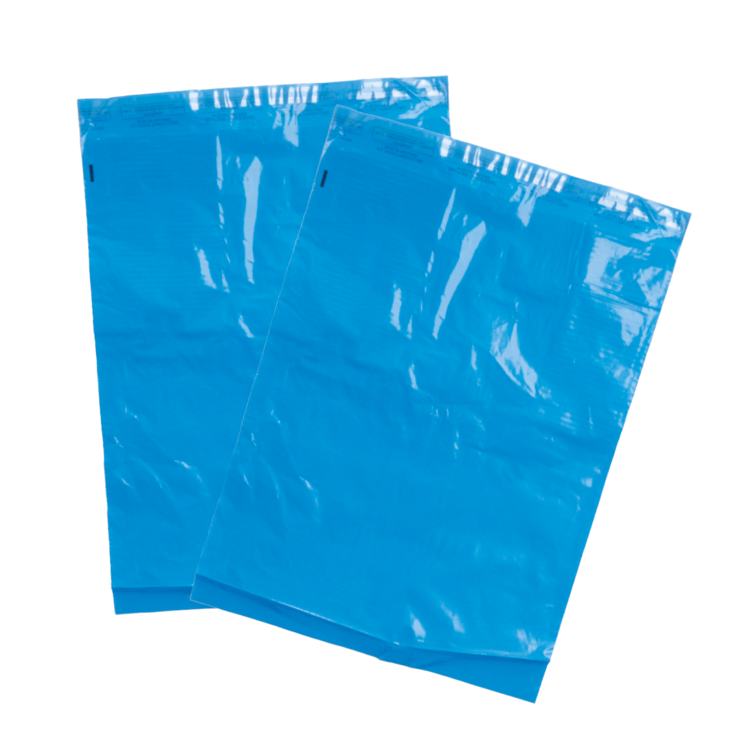 Self Sealing Mailing Sack, Blue, Code 4