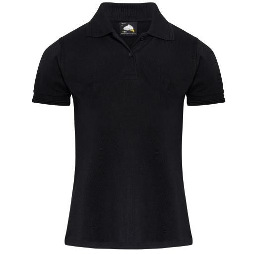 Black Polo Shirt Ladies, Orn Wren - 14