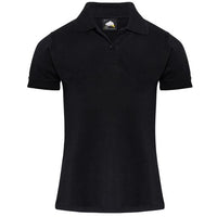 Black Polo Shirt Ladies, Orn Wren - 16