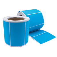 Blue Self Adhesive Labels