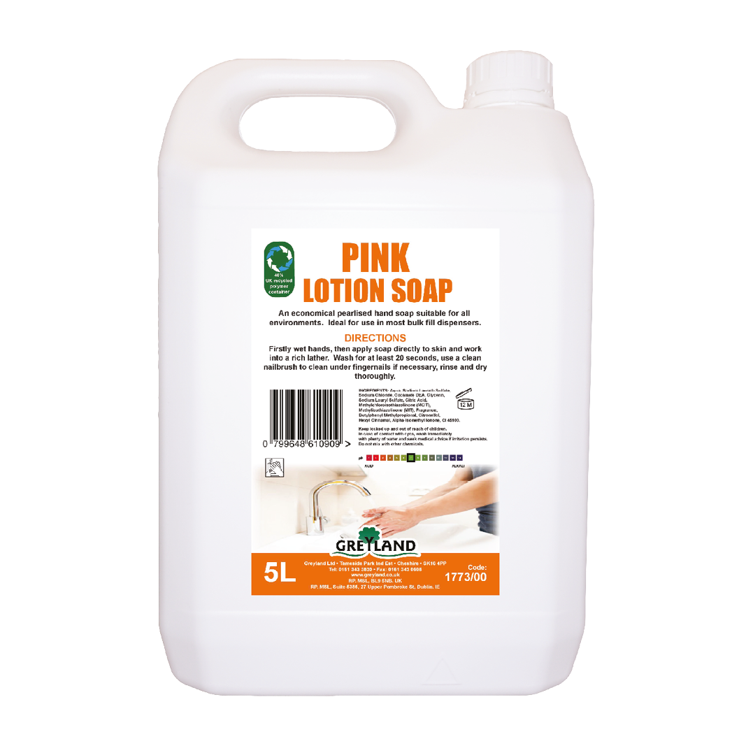 Pink Lotion Soap, Bulk Fill, 5L