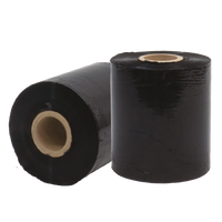 Blown Machine Film, Black Opaque, 25mu