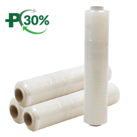 Clear Hand Wrap, Blown,13mu, Flush Core