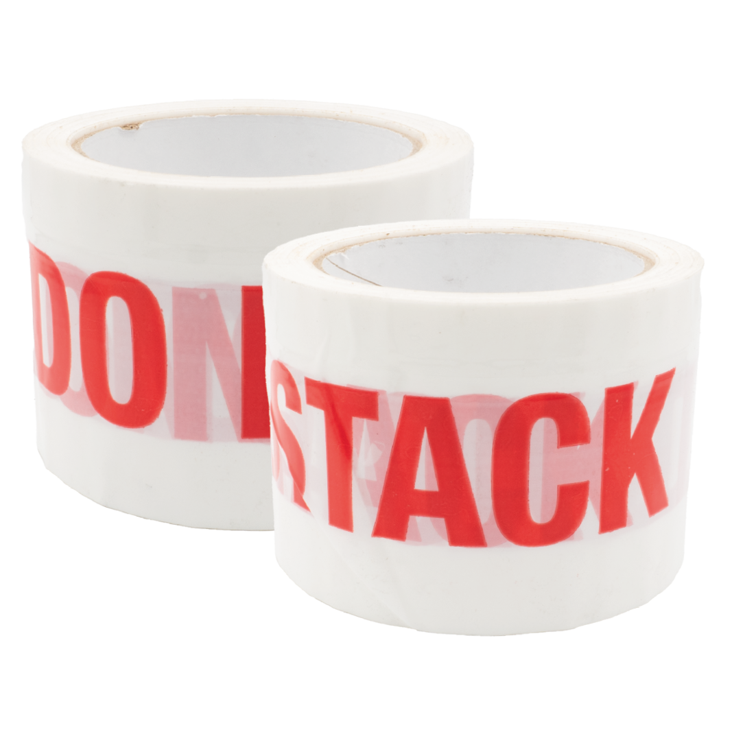 Custom Printed Acrylic Tape 'Do Not Stack'