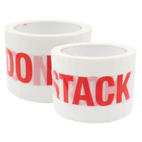 Custom Printed Acrylic Tape 'Do Not Stack'